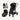 MAXI COSI OXFORD STROLLER AND SENSE PRAM BASSINET TWILLIC BLACK CAPSULE BUNDLE
