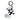 TINY LOVE BLACK & WHITE PANDA RATTLE TOY