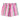 MILKY CRINKLE STRIPE SHORT PINK