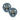 BIBS DUMMIES ROUND SIZE 1 PETROL