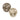 BIBS DUMMIES DE LUX ROUND ONE SIZE 0-3Y VANILLA/DARK OAK