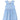 MILKY DAISY CHECK DRESS BLUE