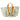 OIOI FOLD UP TOTE GREEN SQUIGGLE
