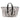 OIOI FOLD UP TOTE HOURGLASS BLACK/CREAM