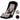 OIOI PRAM LINER LUXE REVERSIBLE HOURGLASS BLACK/CREAM