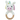 PETITE VOUS RING RATTLE ISLA THE UNICORN