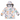 KORANGO ANIMAL PRINT RAINCOAT GREY