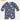 TOSHI SWIM ONESIE LONG SLEEVE SPLASH KAKADU MOONLIGHT