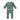 WILSON + FRENCHY PINE GREEN ORGANIC WAFFLE ZIPSUIT