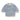 WILSON + FRENCHY ORGANIC KNITTED STRIPE KIMONO CARDIGAN FROSTED BLUE