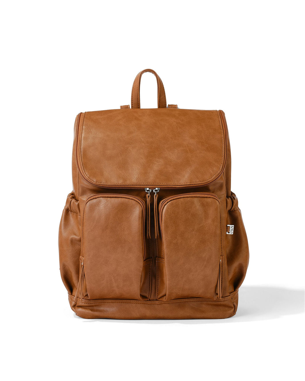 OIOI NAPPY BAG FAUX TAN BACKPACK