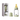 BIBS BABY GLASS BOTTLE SLOW FLOW NATURAL RUBBER NIPPLE 120ML COMPLETE SET SAGE