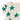 NATURE BABY JUNO ROMPER WAFFLE MAGIC PRINT