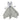 ESKIDS FOX COMFORTER WITH RATTLE GREY