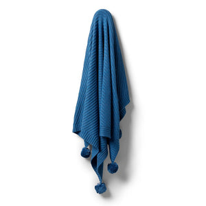 WILSON + FRENCHY KNITTED JACQUARD BLANKET